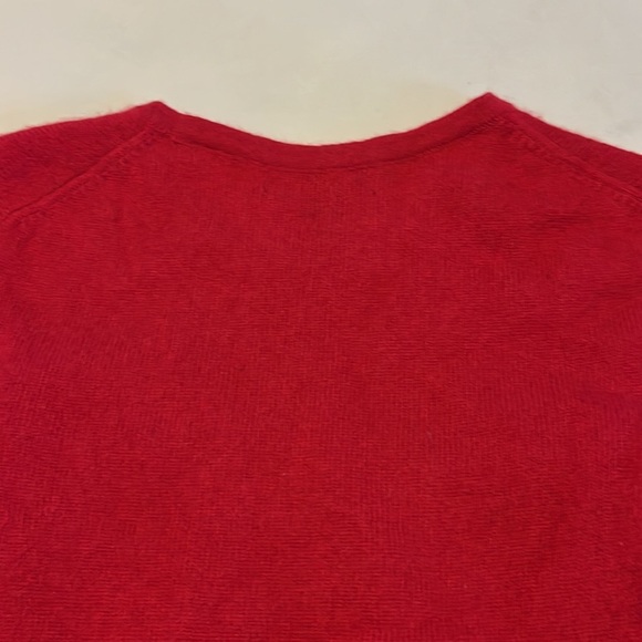 Charter Club  100% Cashmere   Long sleeve Sweater  Crewneck   True Red   Size XS - Picture 7 of 7